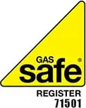 Gas Safe registered, number 71501